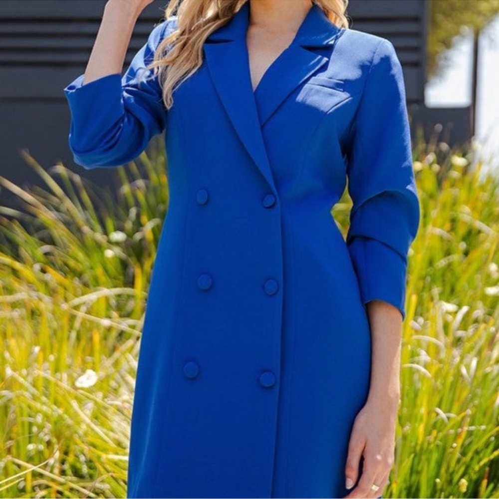 NBW Royal Blue Blazer Dress